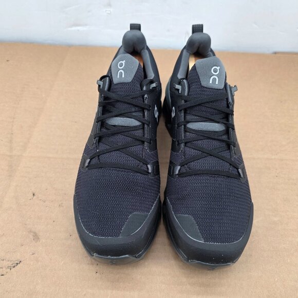 On Cloudwander Waterproof Hiking/Walking Shoes Women's Sz 9.5 Black Eclipse - Picture 2 of 14